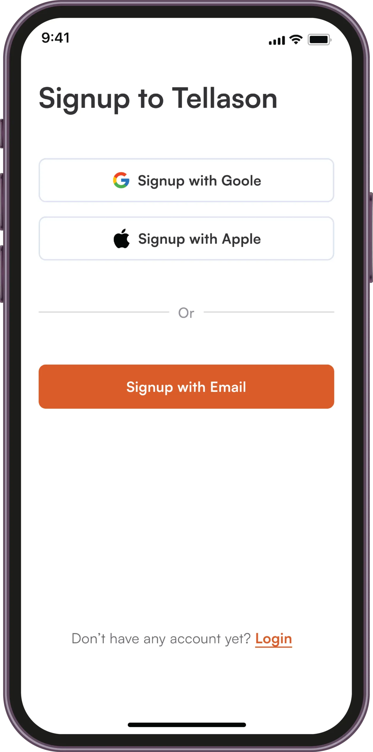 Sign Up