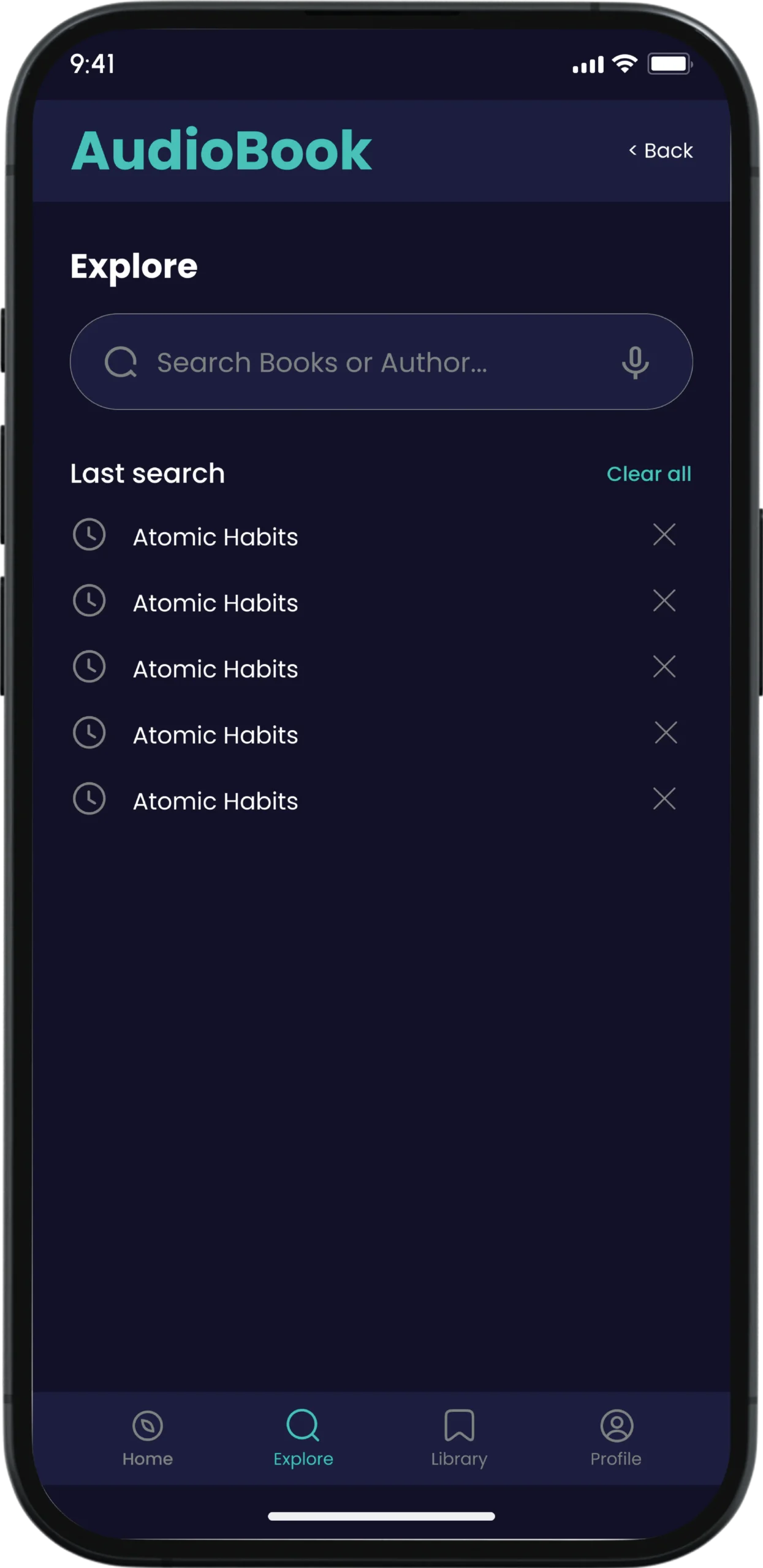 Search Screen