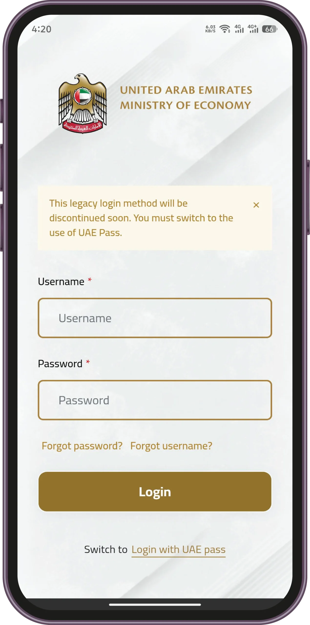 Login Page