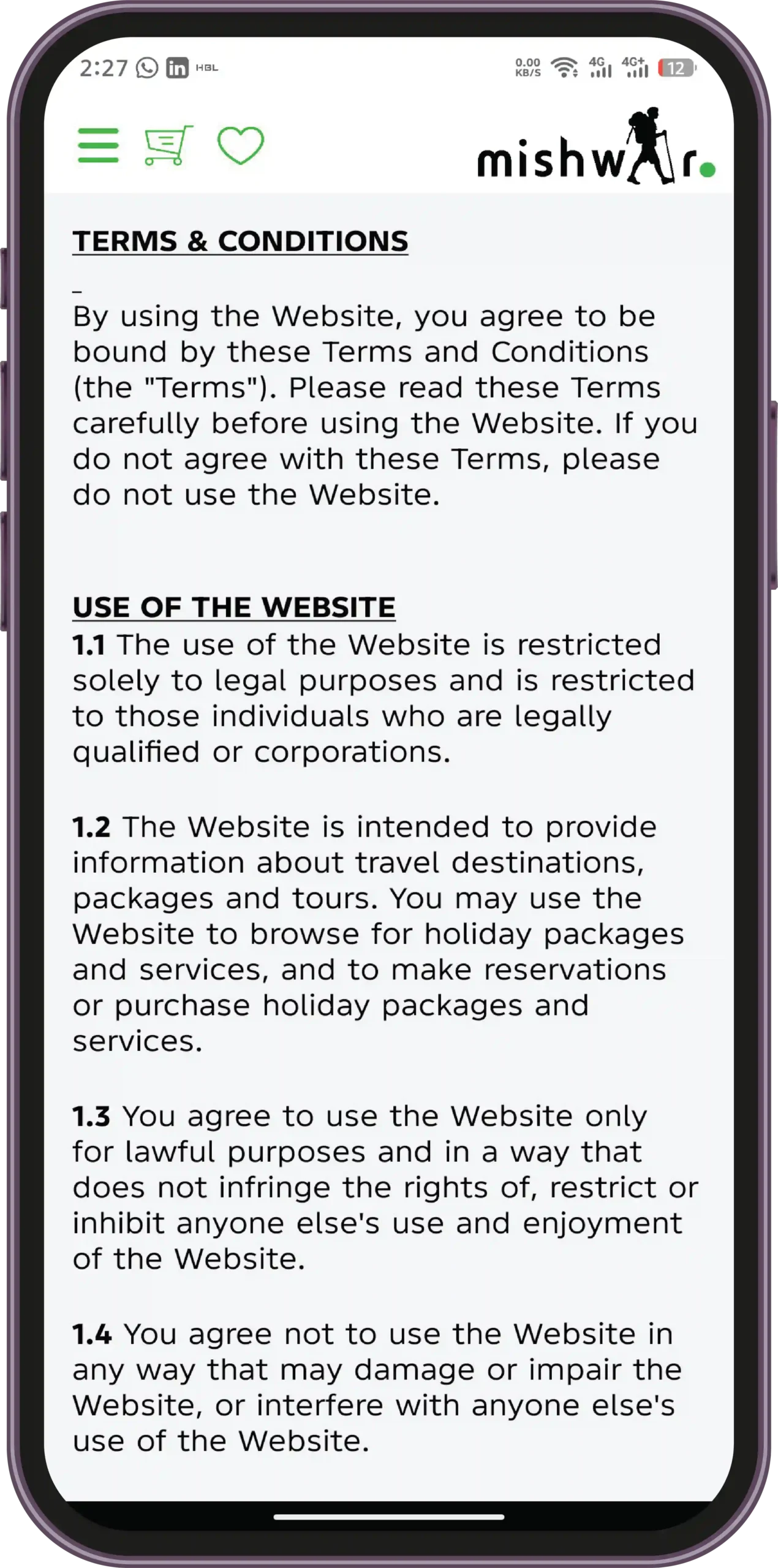 Terms and Conditions