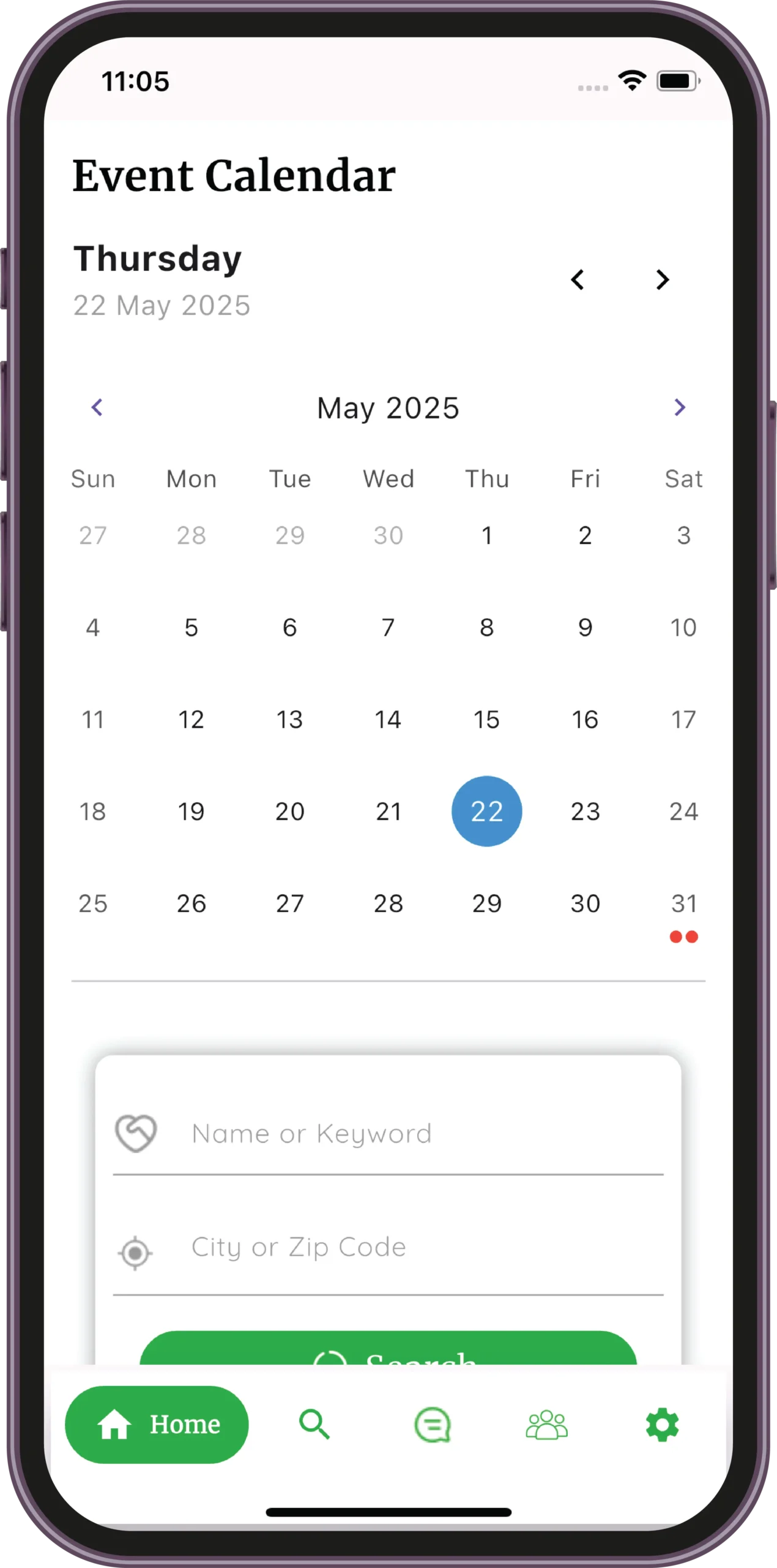 Event Calendar