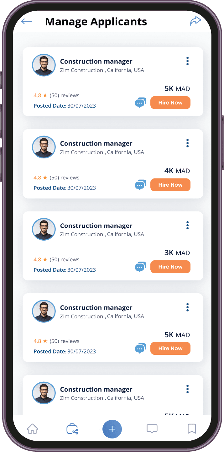 Manage Applicants