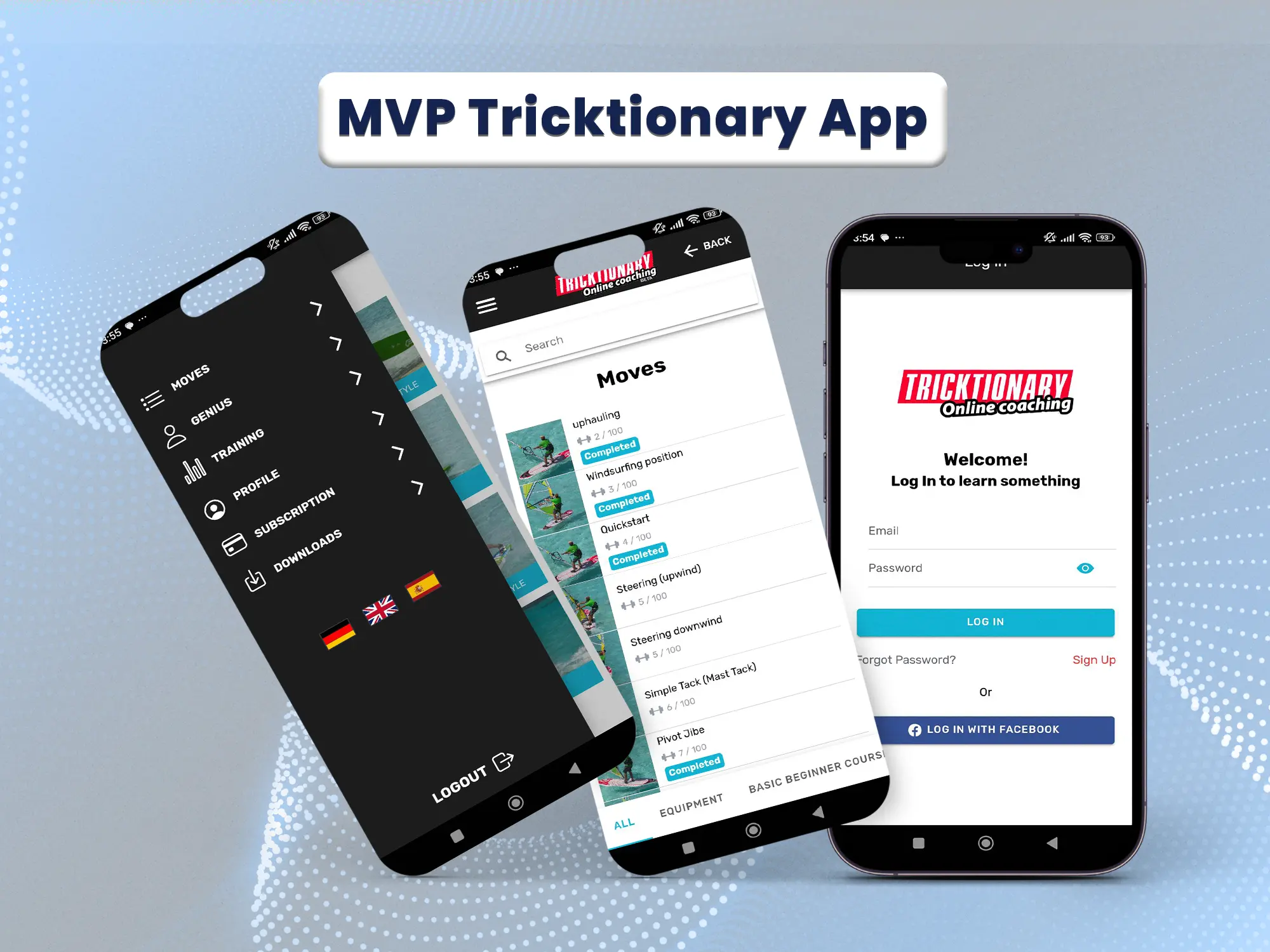 Windsurfing Tricktionary Online Coaching App